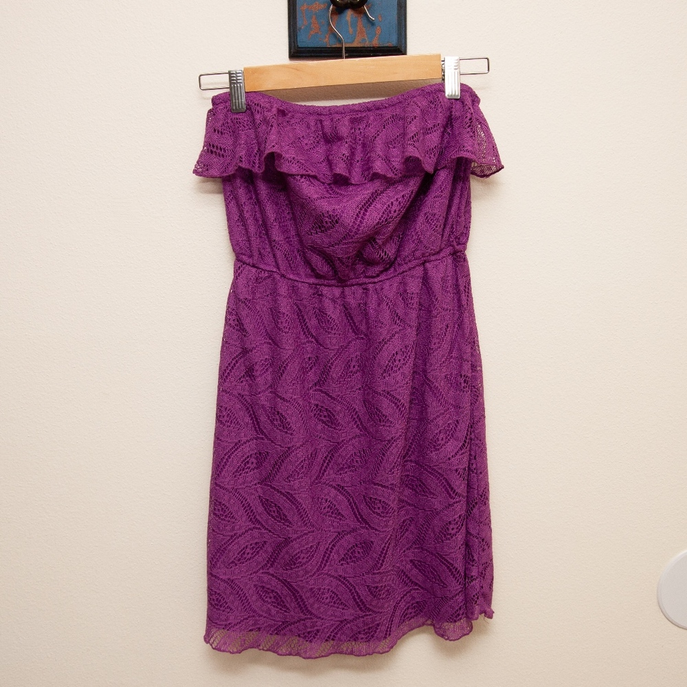 Maurices Lace Strapless Summer Dress